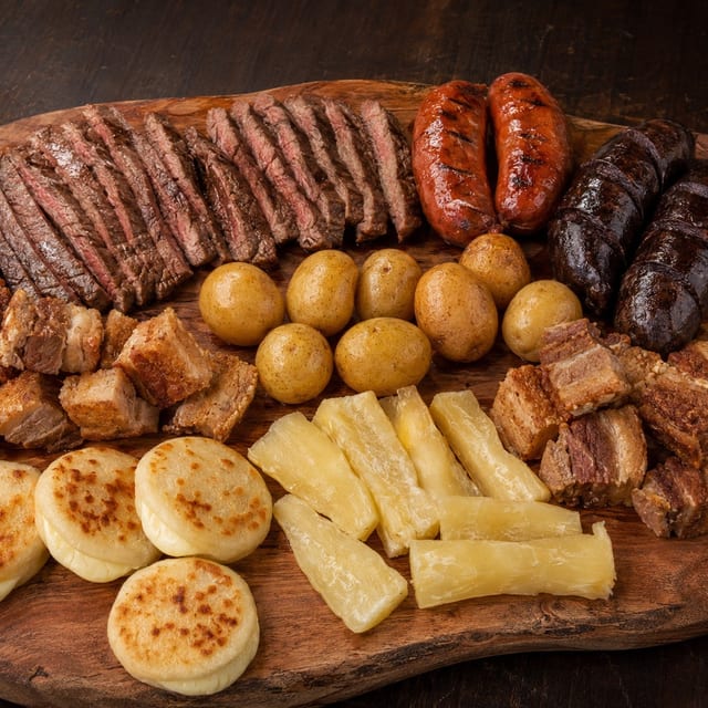 Picada colombiana para dos.