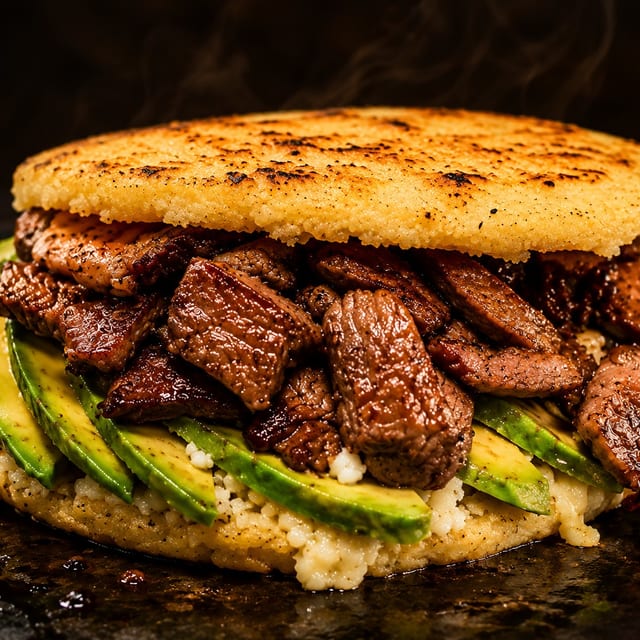 Arepa Llanera de Picanha.