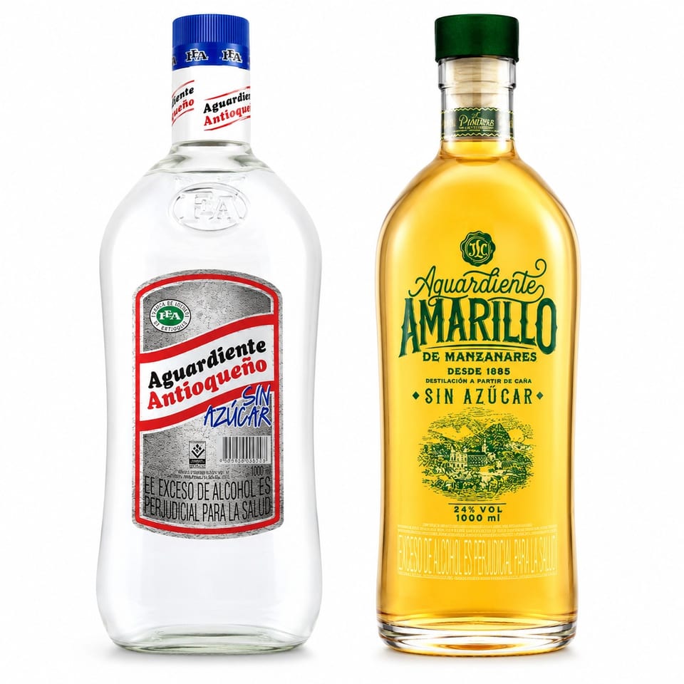 Litro de aguardiente.