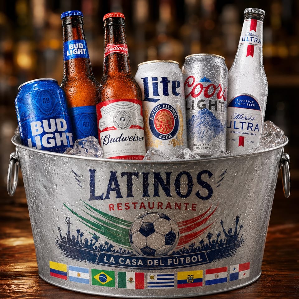 Domestic Beer Bucket (Cubeta Nacional).