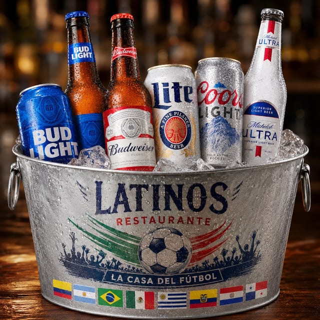 Domestic Beer Bucket (Cubeta Nacional).