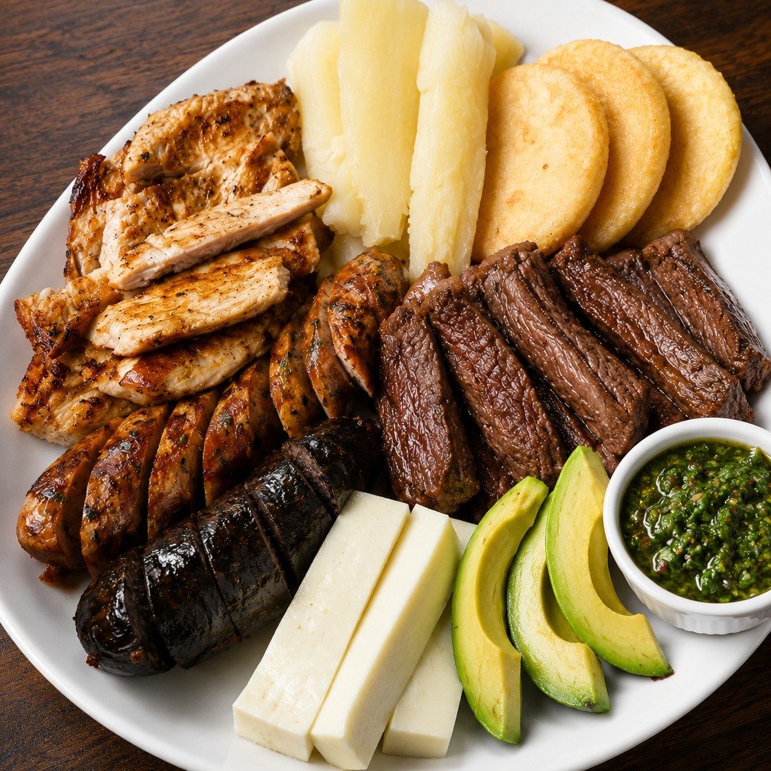 Parrilla venezolana individual.