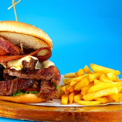Hamburguesa Latinos Picanha.