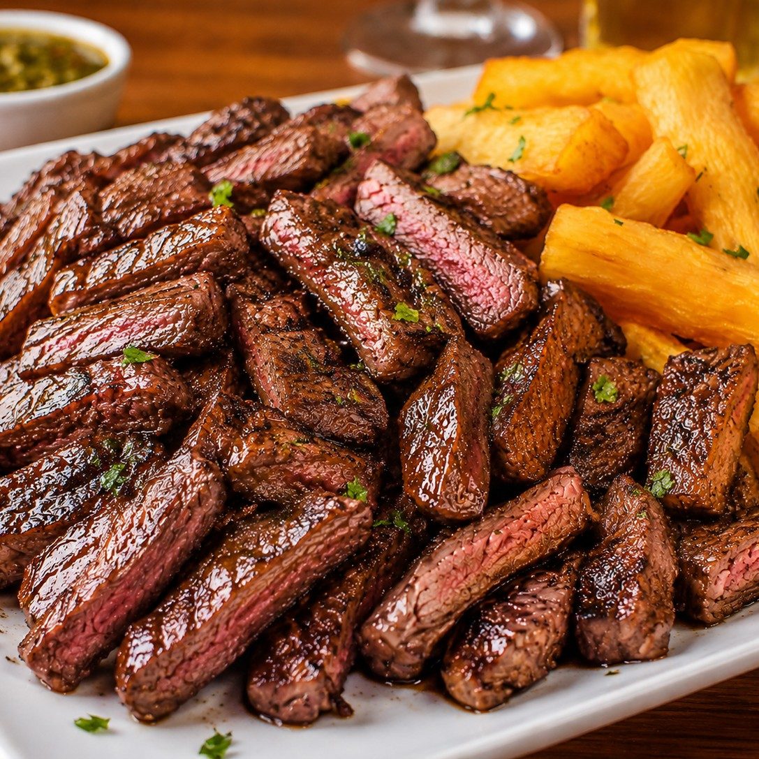 Iscas De Picanha Para Dos / Angus Picanha Bites (Large, For Two).