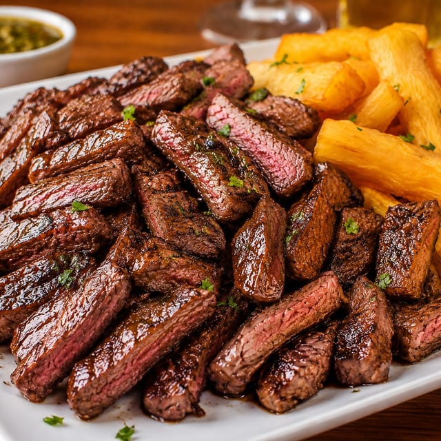 Iscas De Picanha Para Dos / Angus Picanha Bites (Large, For Two).