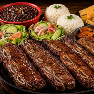 Asado De Tira Para Dos / Grilled Short Ribs (Large, For Two)